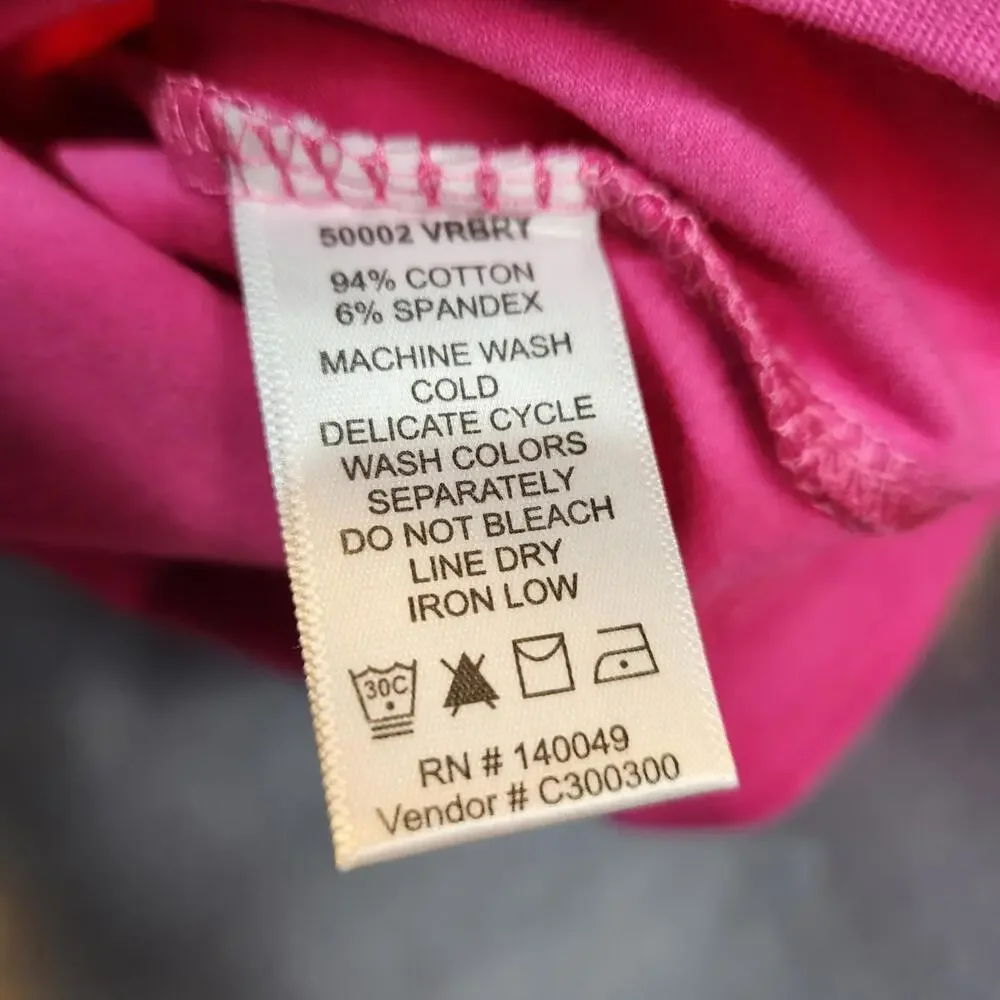 Chadwicks Of Boston Pink Cover Up Tank Size‎ Large NWOT